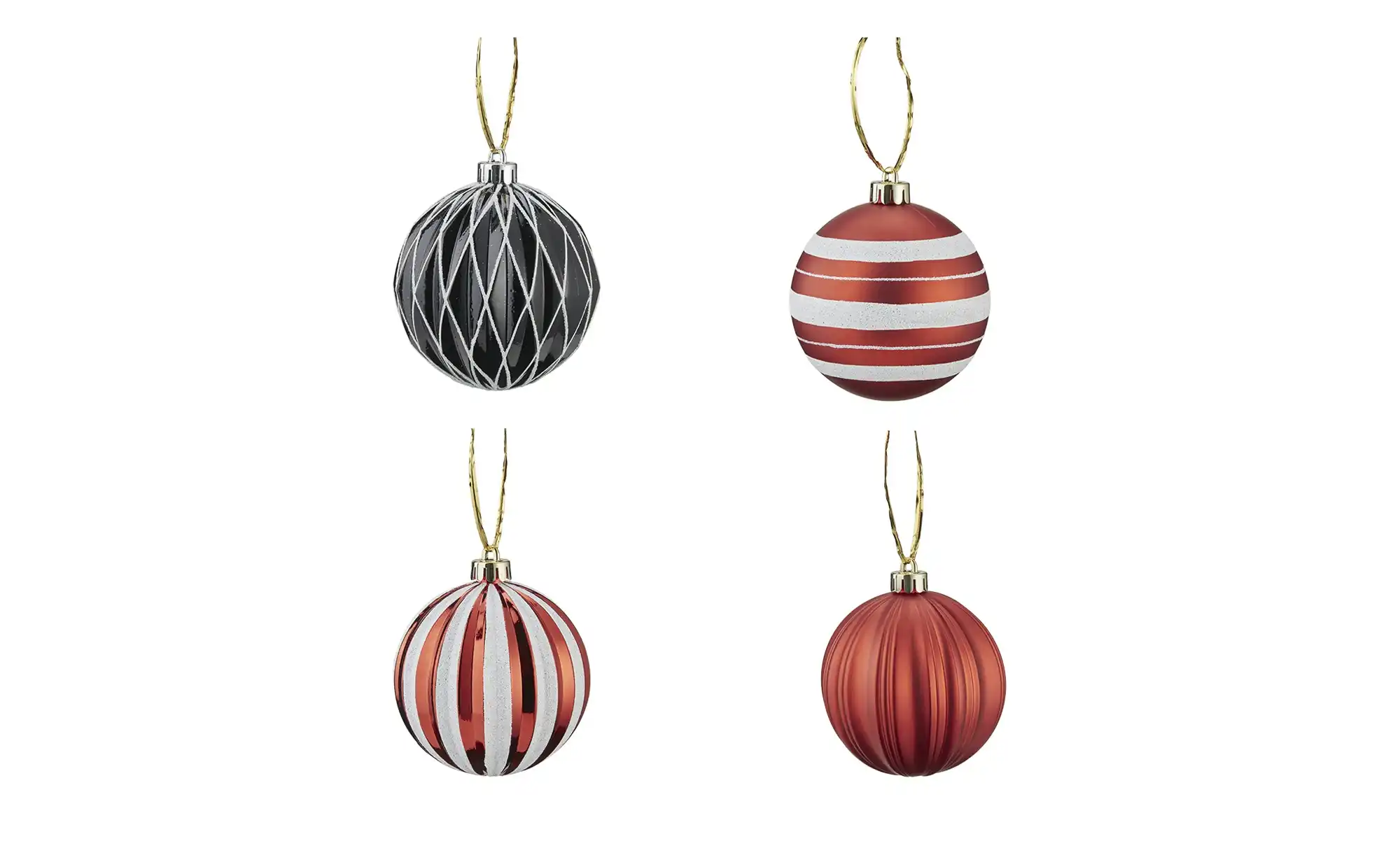 HOME STORY Weihnachtsbaumschmuck, 25er Set