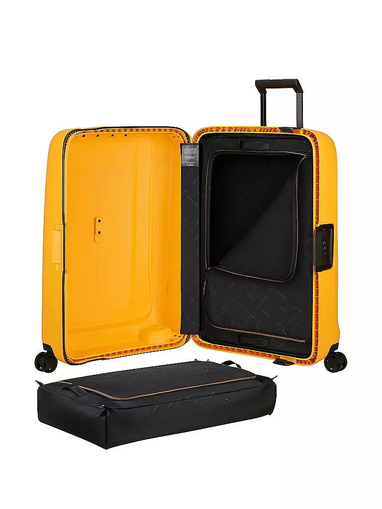 SAMSONITE Trolley ESSENS SPINNER 69cm radiant yellow  gelb