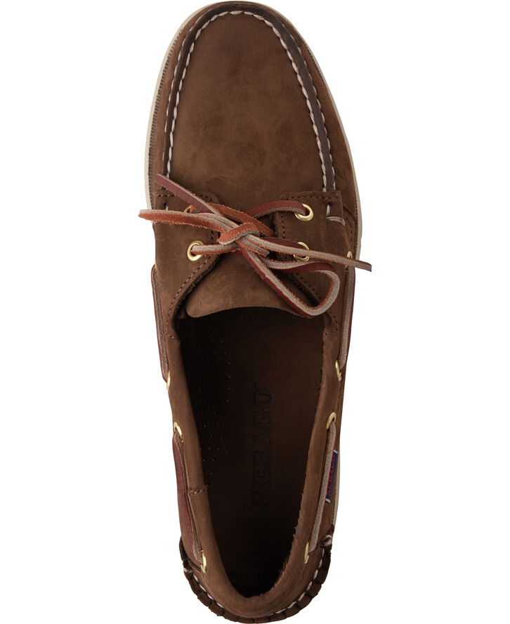 Sebago Docksides Portland Nubuck Brown