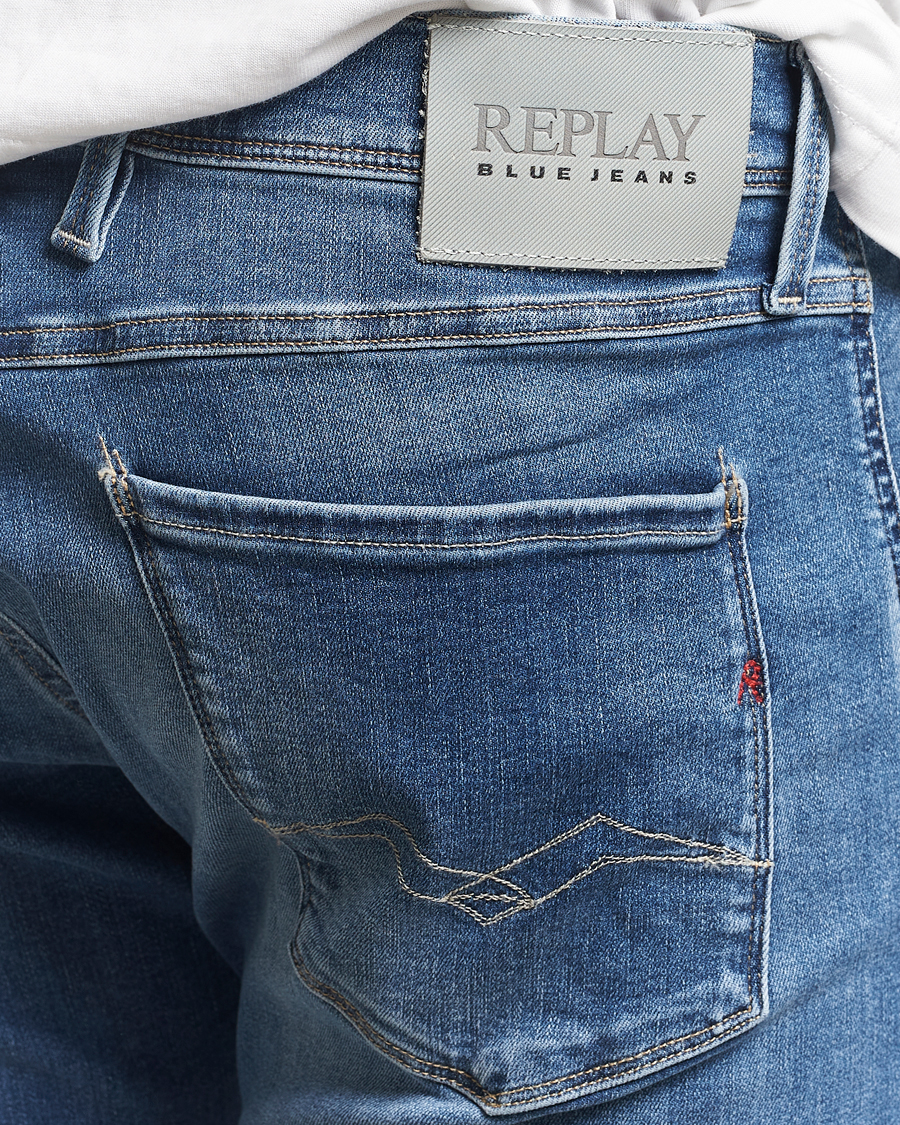 Replay Anbass Hyperflex Original Jeans Medium Blue