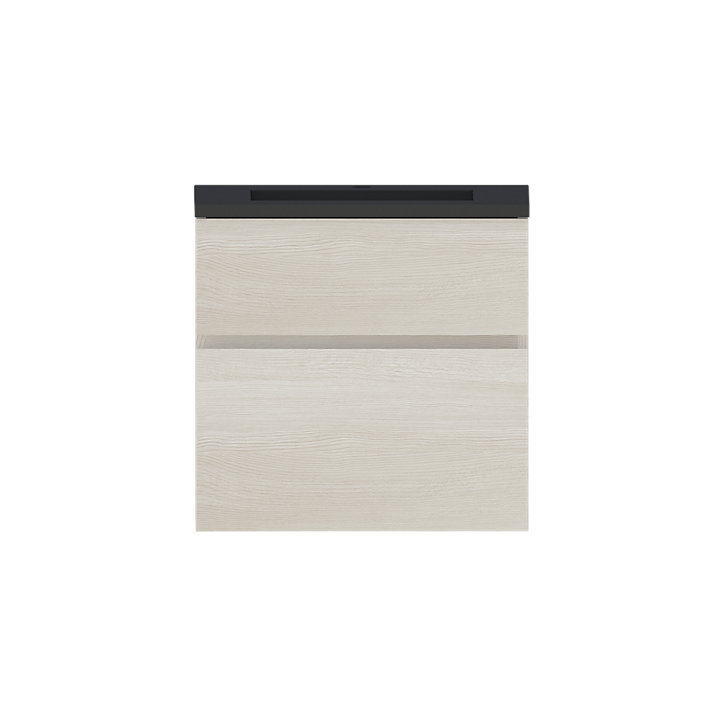 Meuble sous vasque Calao aspect chêne naturel 60 cm