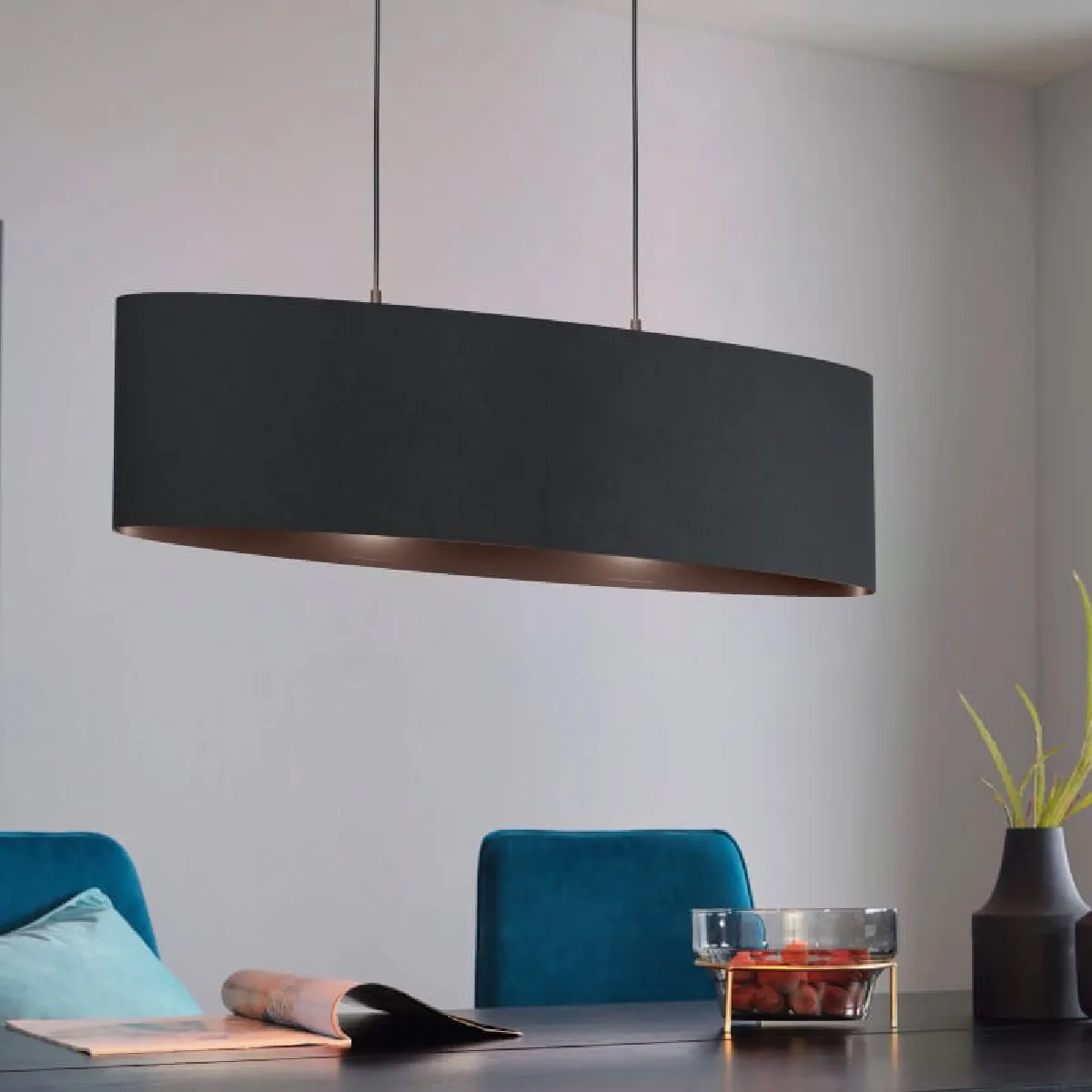Eglo Suspension Maserlo - Noir