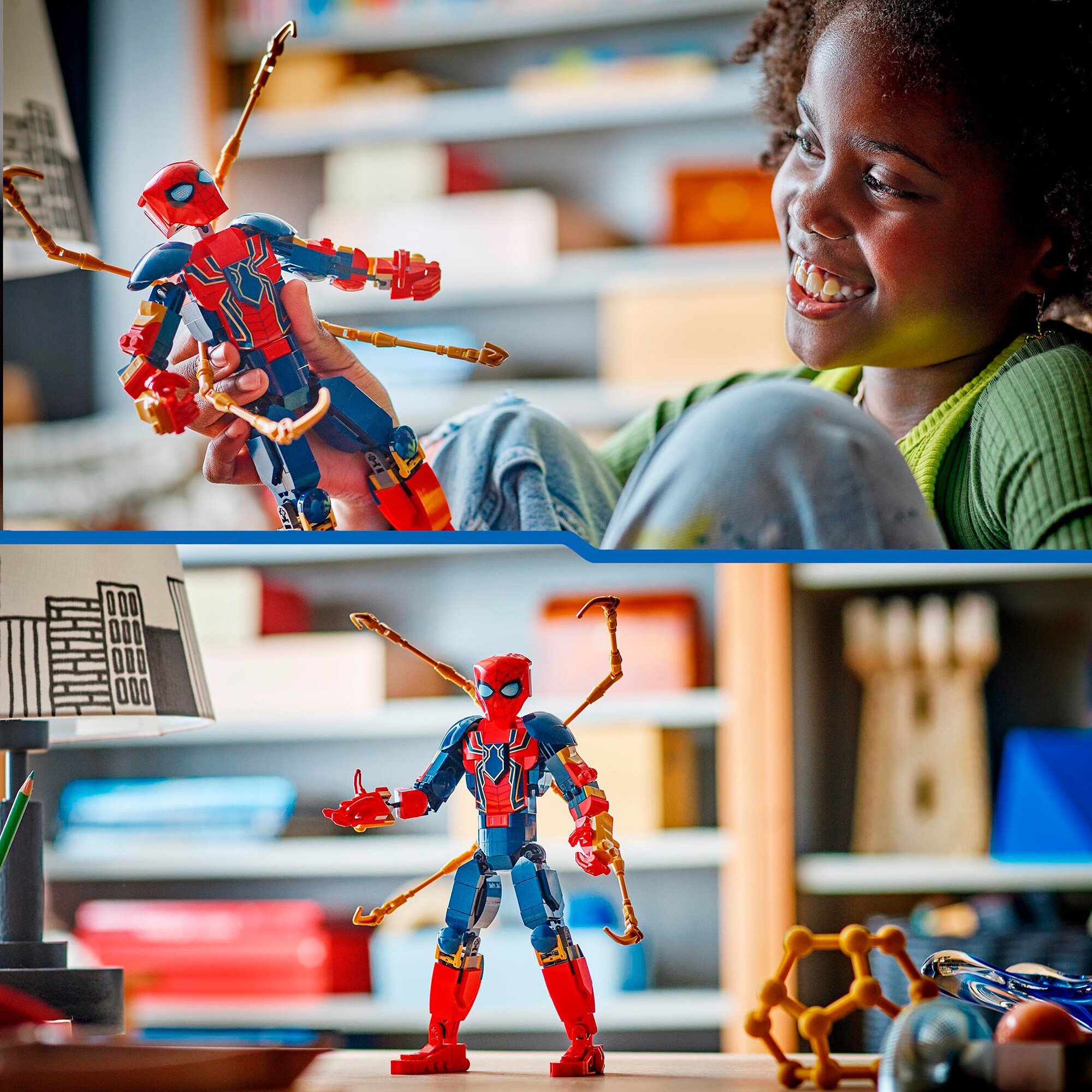 LEGO Konstruktionsspielzeug Marvel Iron Spider-Man Baufigur