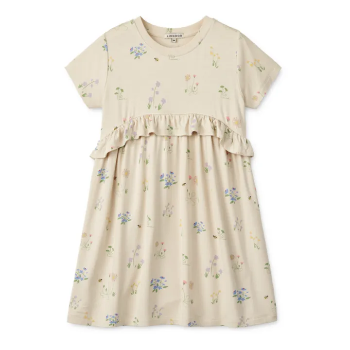 Liewood Robe Hilma Fleurie | Ecru