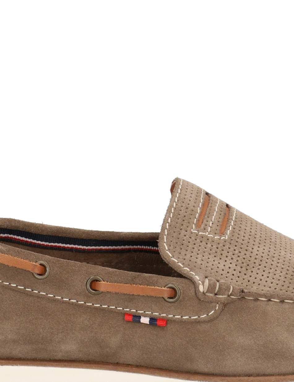 Veloursleder Slipper sportiv