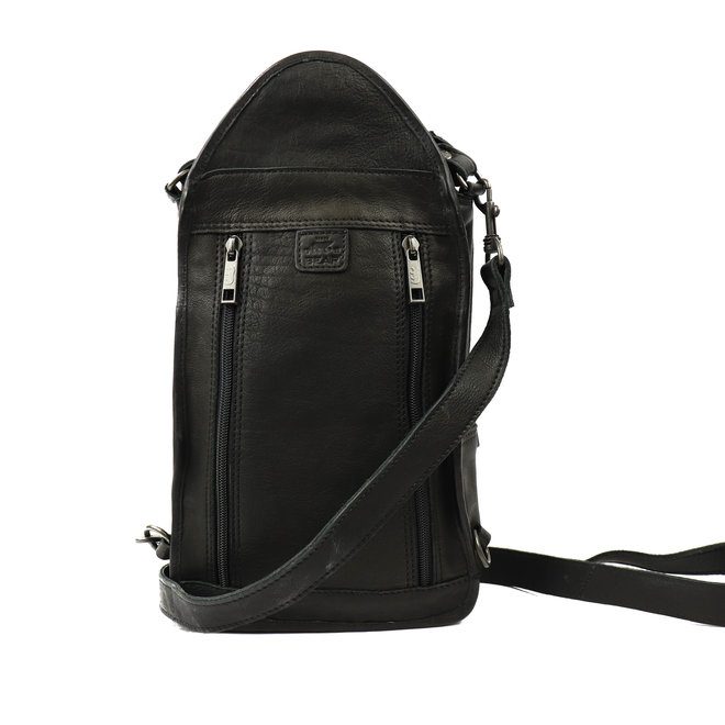 Bear Design Callisto Pelle Crossbody Tas Mavery Zwart CP2181