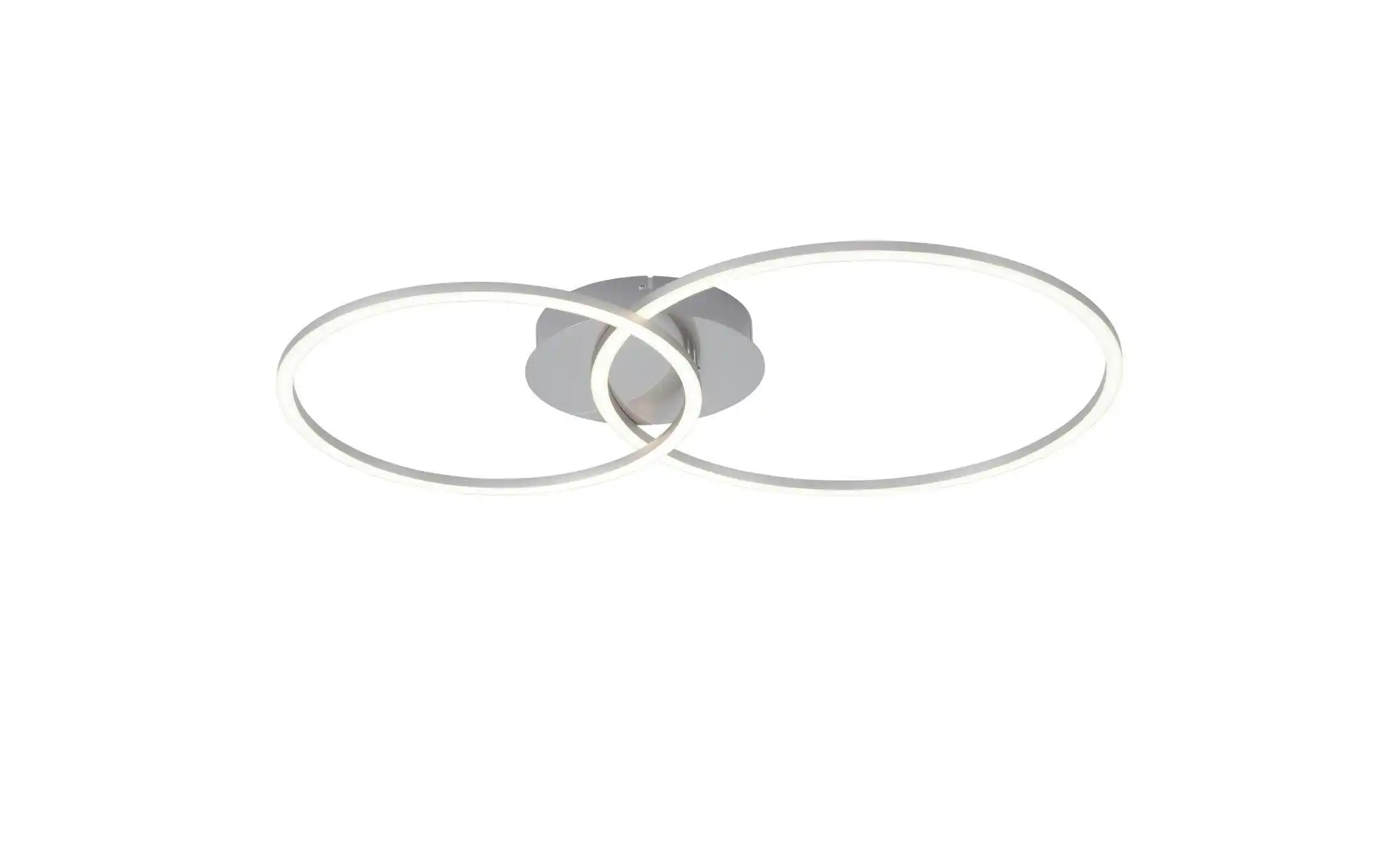 Paul Neuhaus LED-Deckenleuchte, 2-flammig, Nickel-matt ´Kreise´