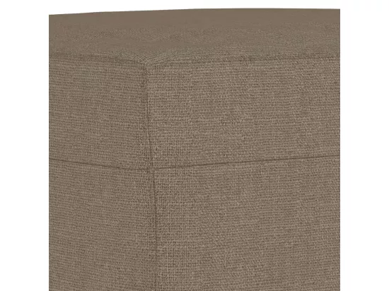 Repose-pied Taupe 70x55x41 cm Tissu