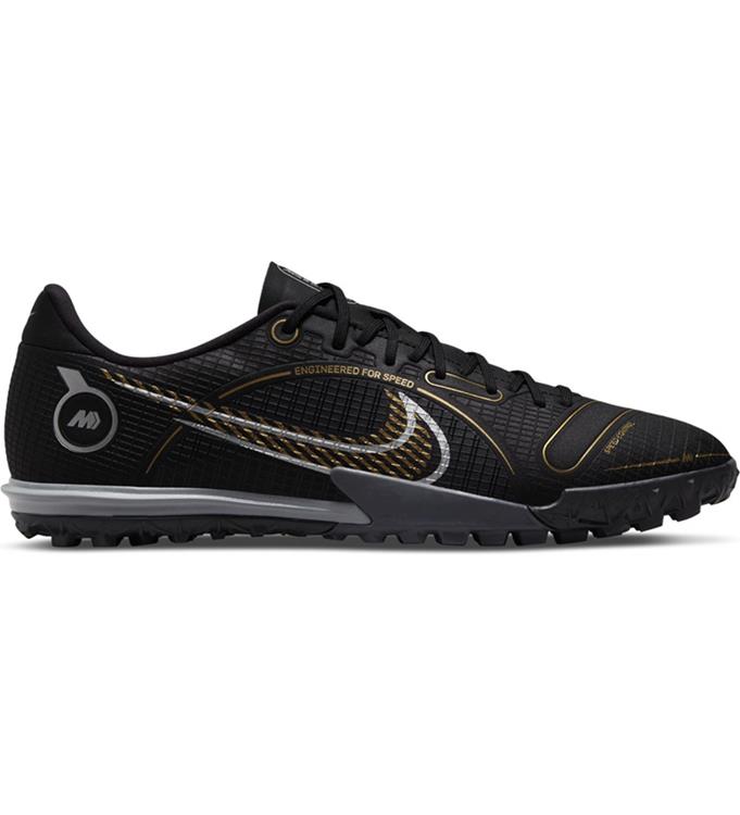 VAPOR 14 ACADEMY TF,BLACK/METALLIC BLACK-METALLIC-GOLD-METALLIC-S