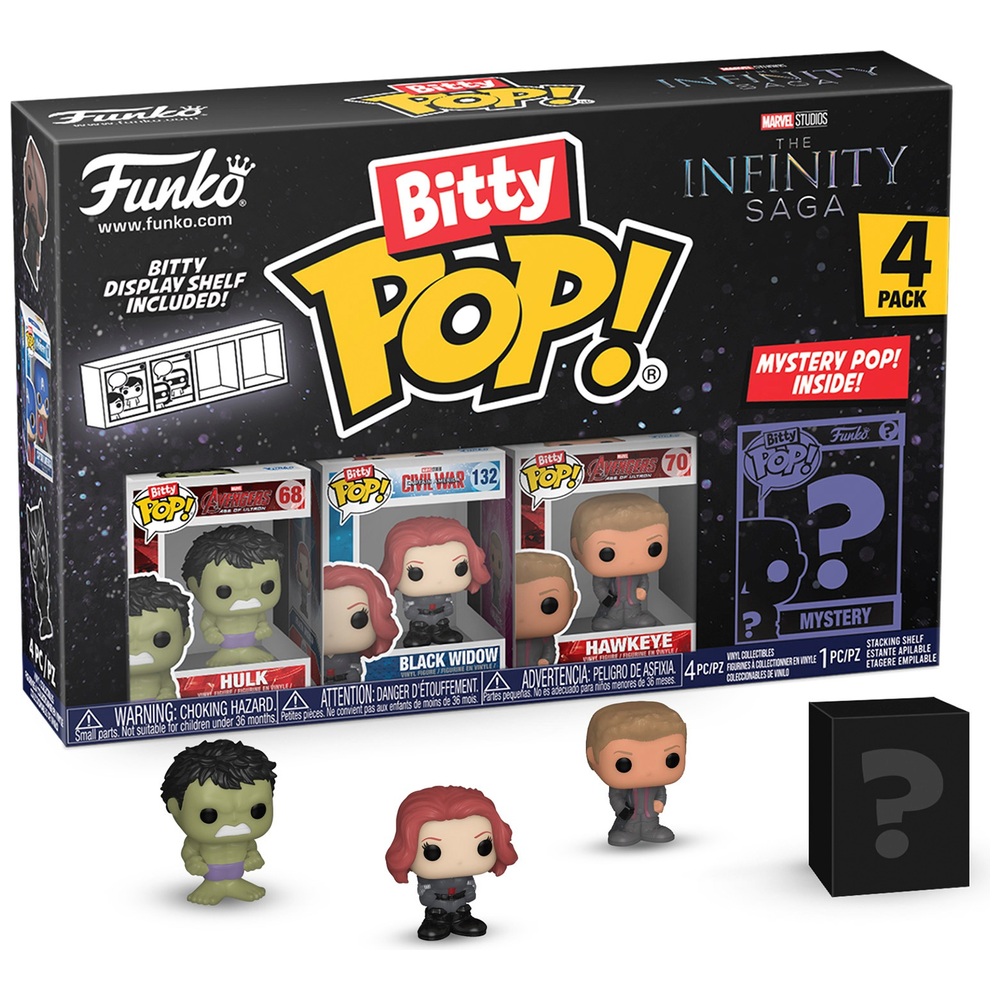 POP! Vinyl: Bitty Pop Marvel Infinity Saga Hulk 4er-Pack