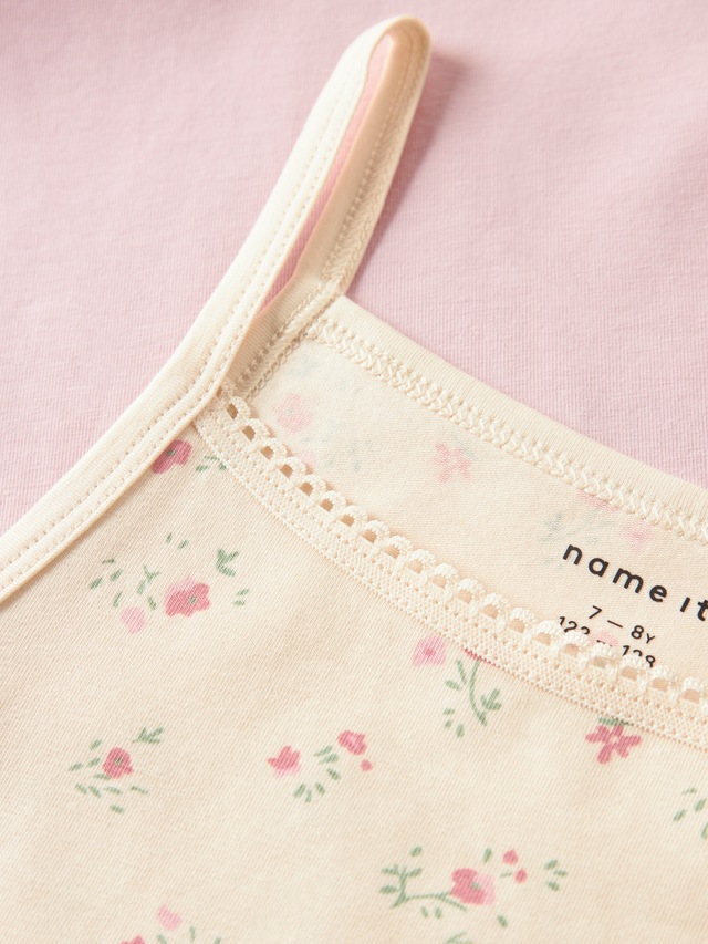 Name It Unterhemd »NKFSTRAP TOP 2P FLOWER NOOS«, 2 Stk.