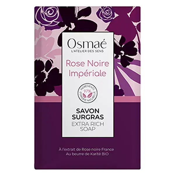 Sabonete Superfat OSMAE Imperial Black Rose 200g