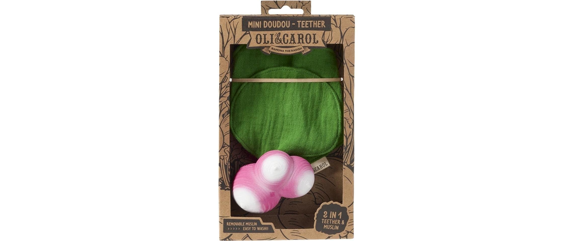Beissring »Oli&Carol Mini Doudou Ramona Radish«