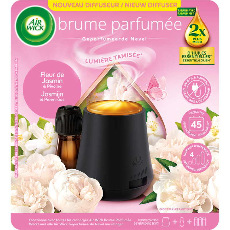 Air Wick Diffuser jasmin & pioenroos