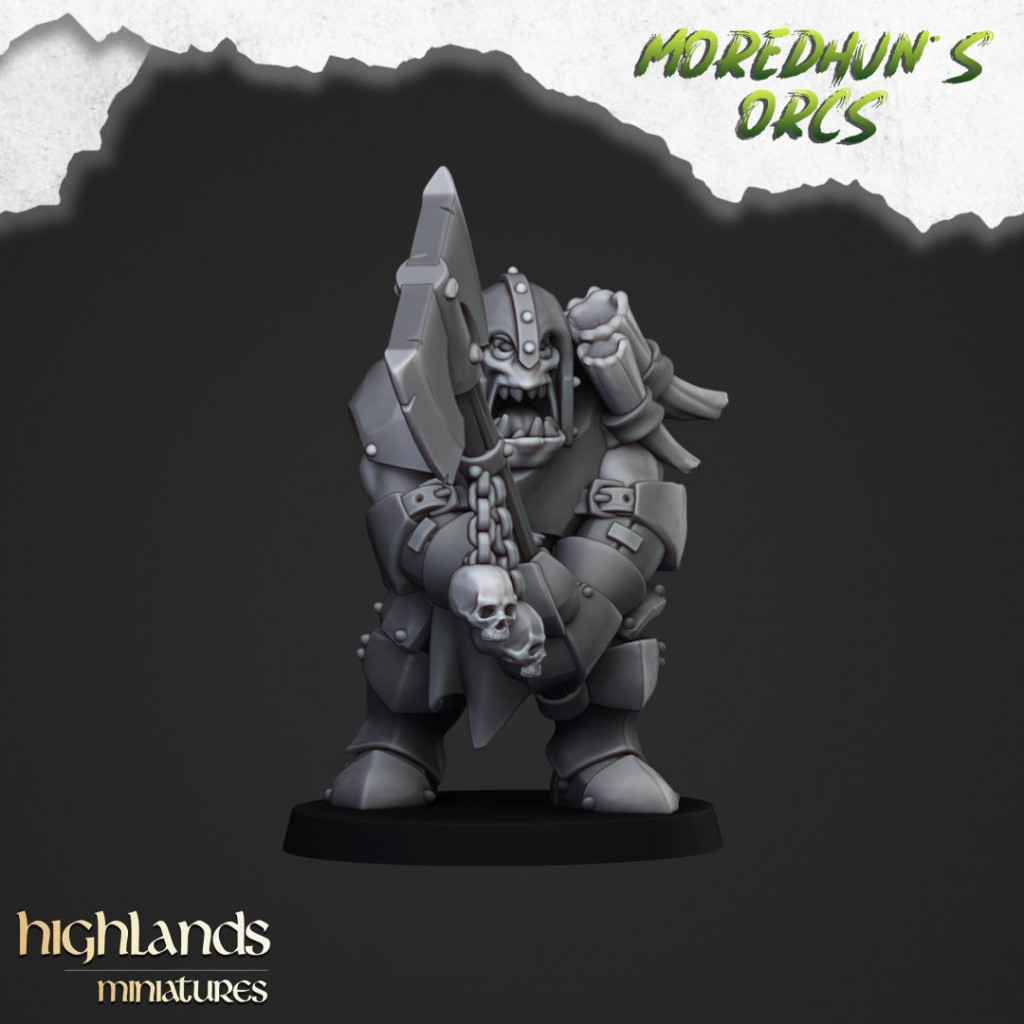 Highlands Miniatures - Moredhun's Orcs - Orcs Noirs du Moredhun