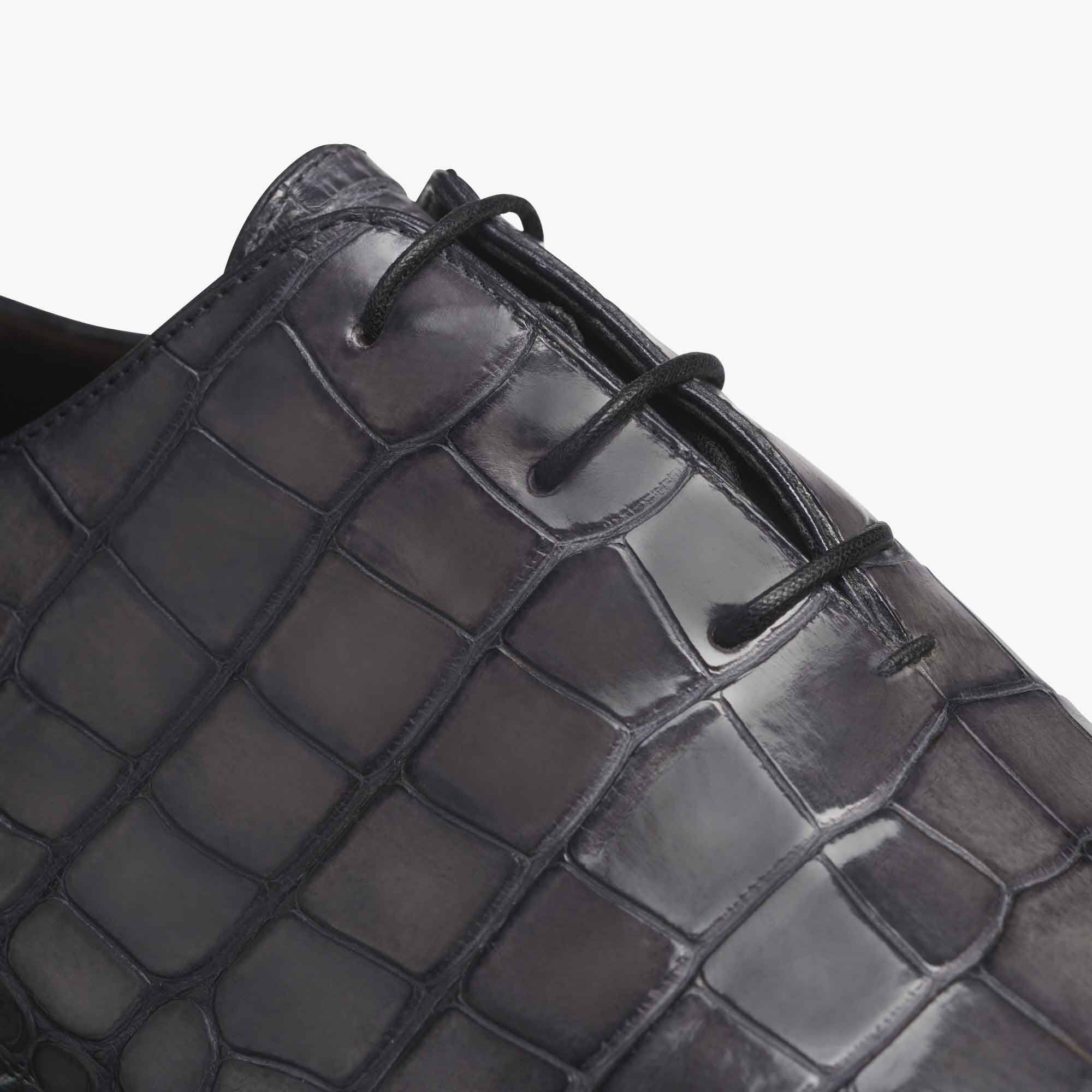 Richelieu Alessandro Demesure En Cuir D'Alligator