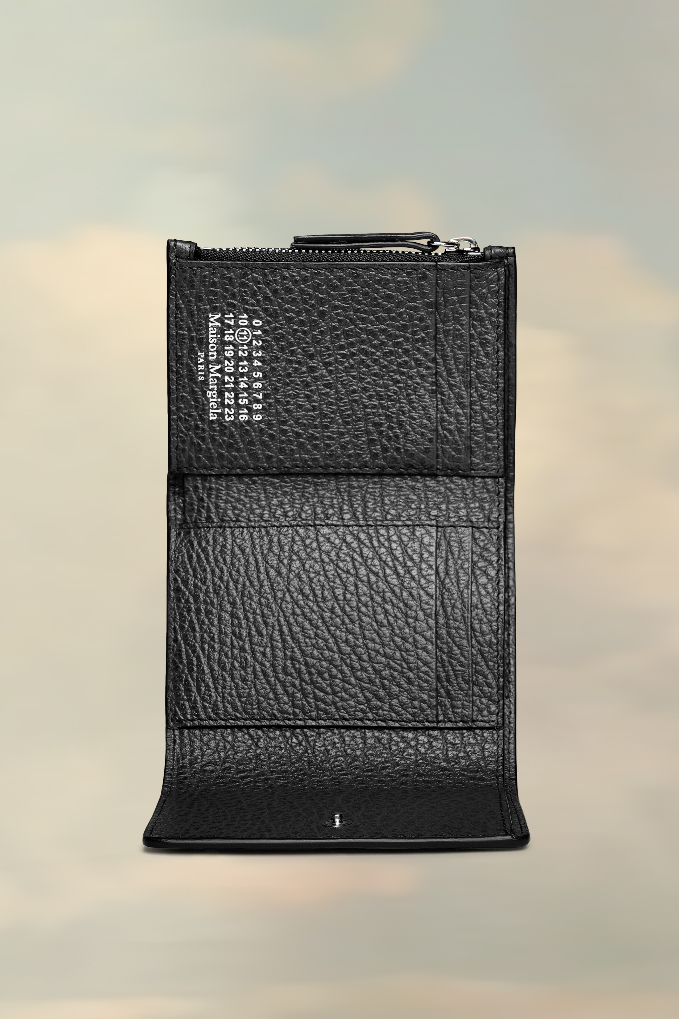 Portefeuille Four stitches cuir | Femme Noir