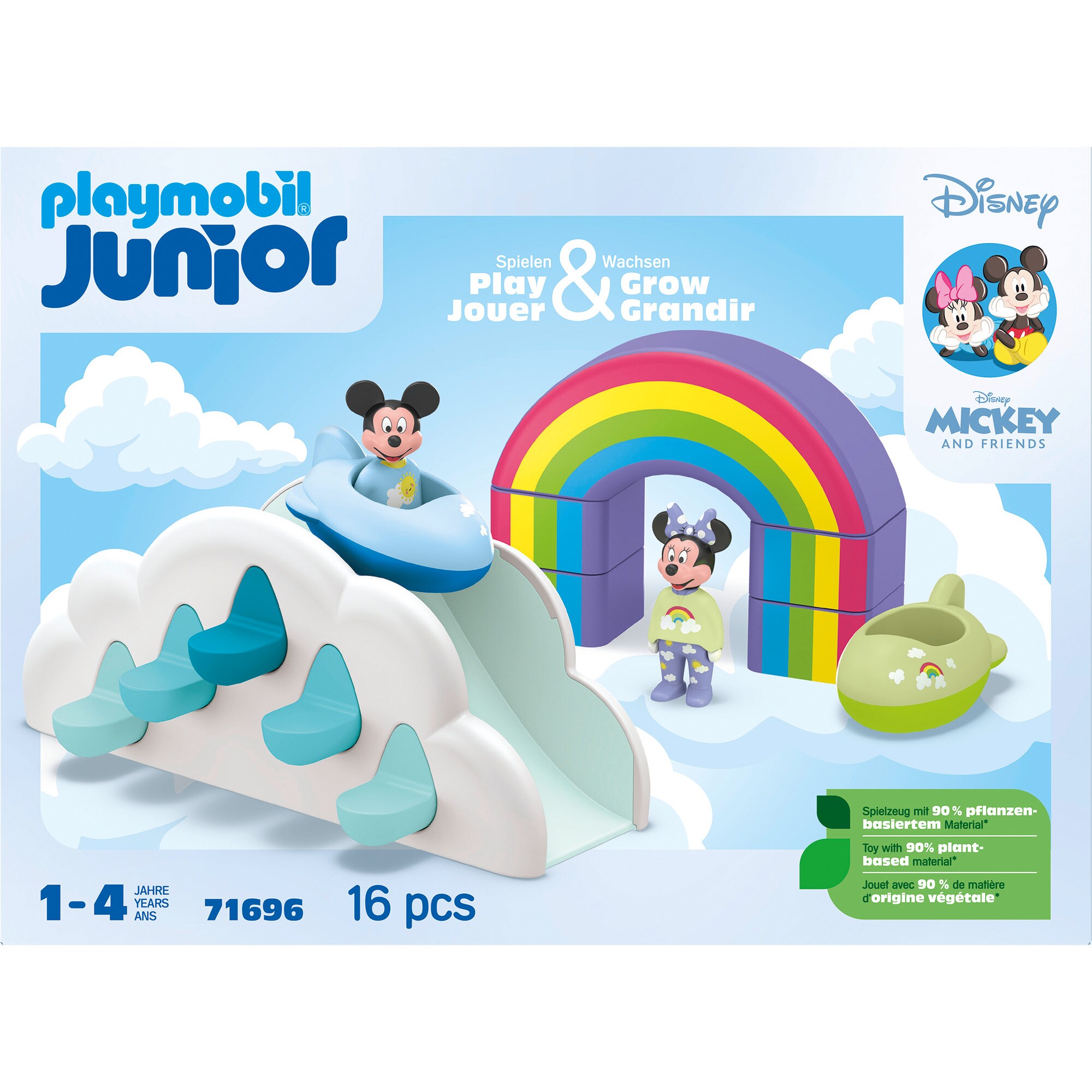 PLAYMOBIL Konstruktionsspielzeug Junior & Disney: Mickys & Minnies Wolkenhaus
