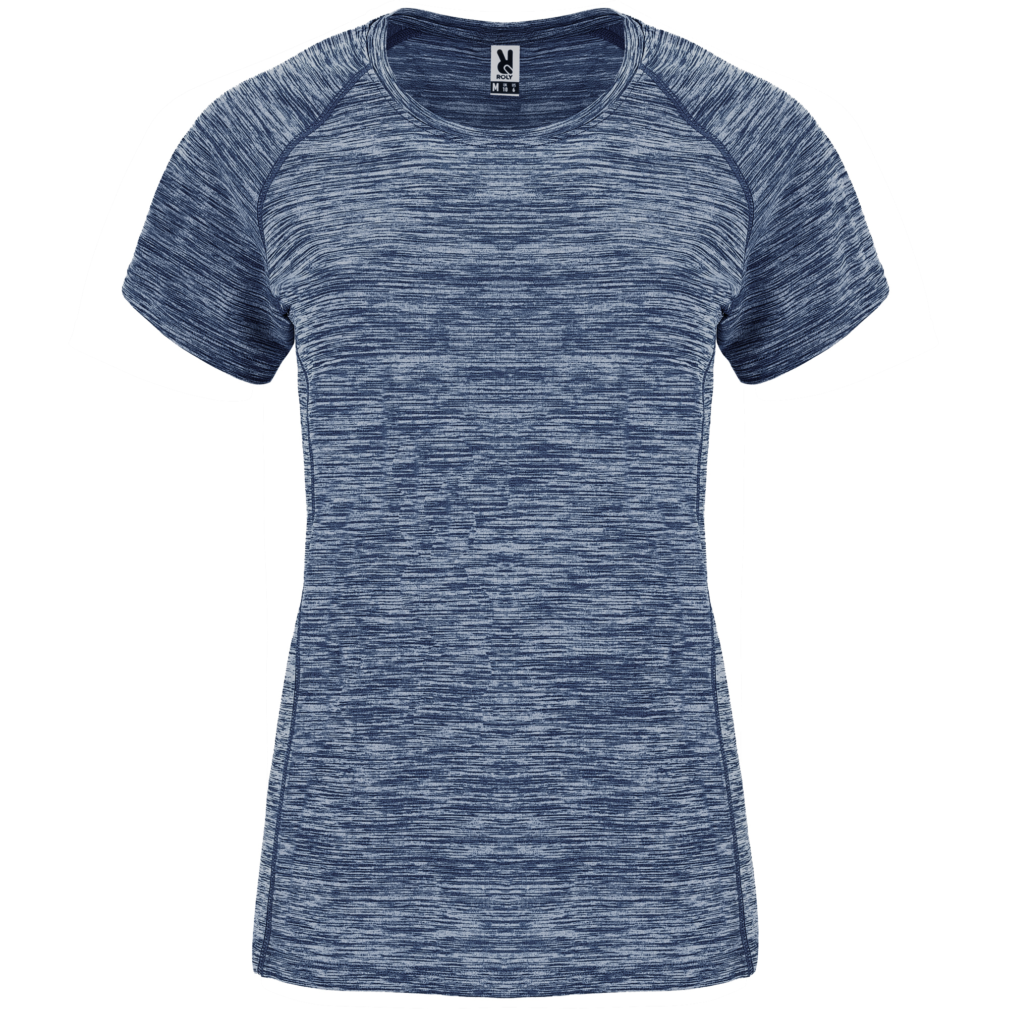 Roly CA6649 - AUSTIN WOMAN T-shirt technique femme en tissu polyester avec manches courte style raglan