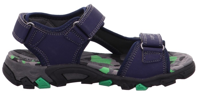 Superfit Sandale »OCEAN KOMBI HENRY«  , Sommerschuh, Klettschuh, Outdoorschuh, mit 3 Klettverschlüssen