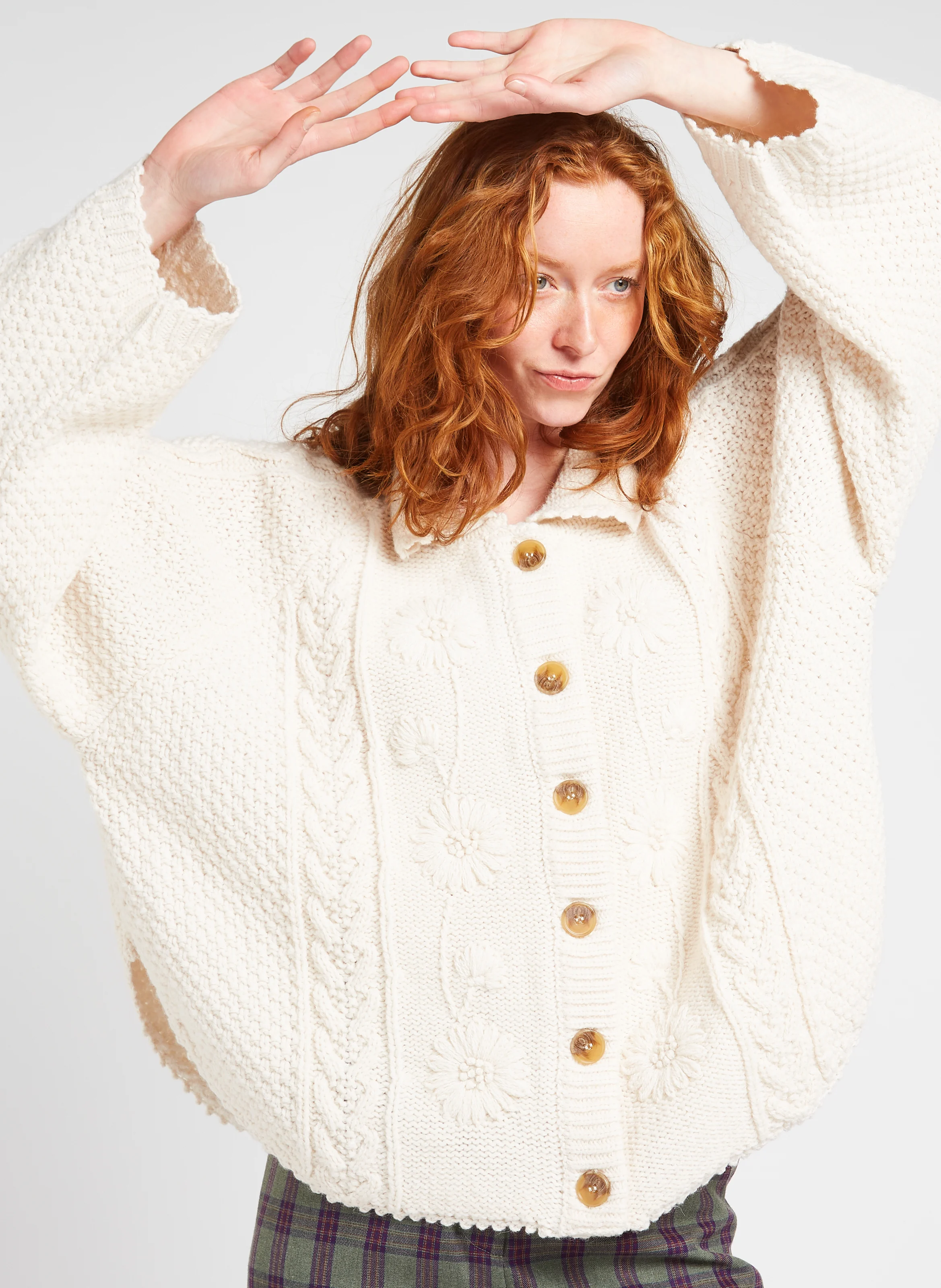 KHELLANE - Gilet col à revers| Beige