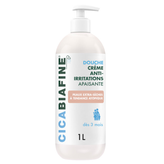 Crème de douche hydratante anti-irritations Cicabiafine