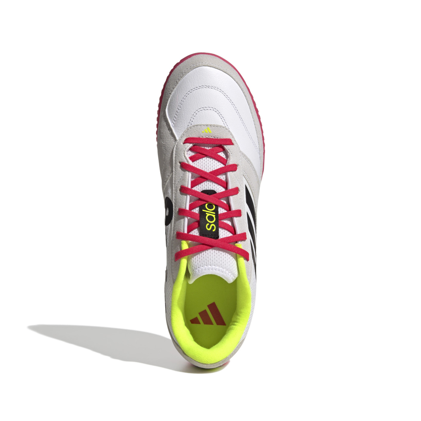 Adidas Top Sala Competition II Zaalvoetbalschoenen (IN) Wit Grijs Rood Geel