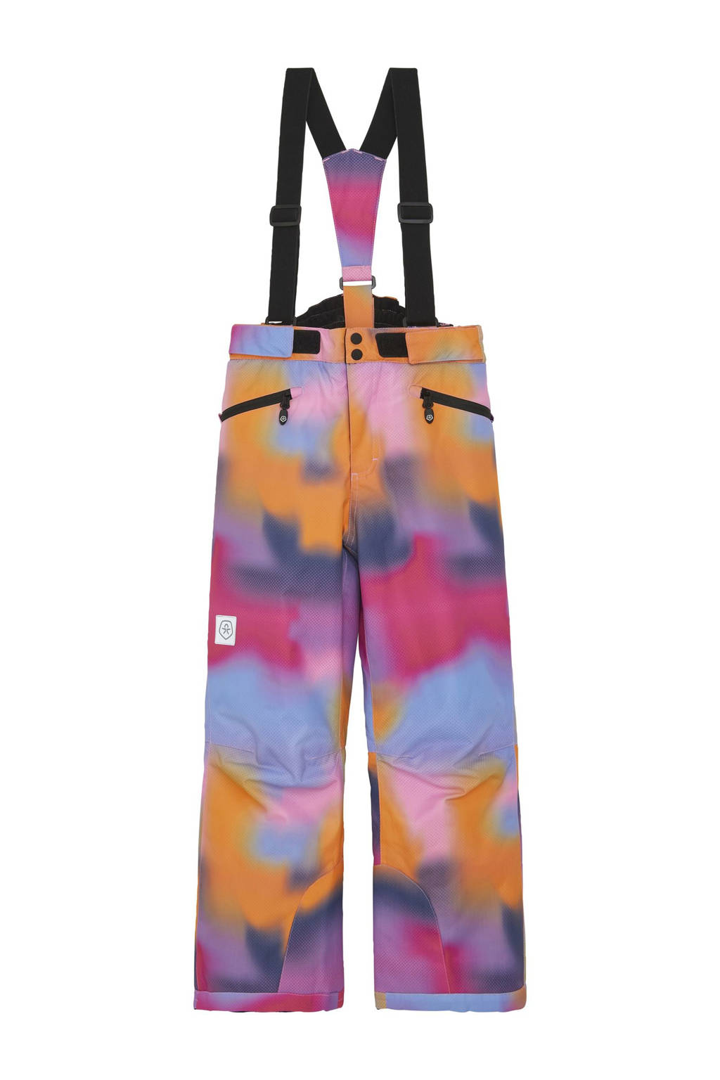 Color Kids skibroek oranje/roze/blauw