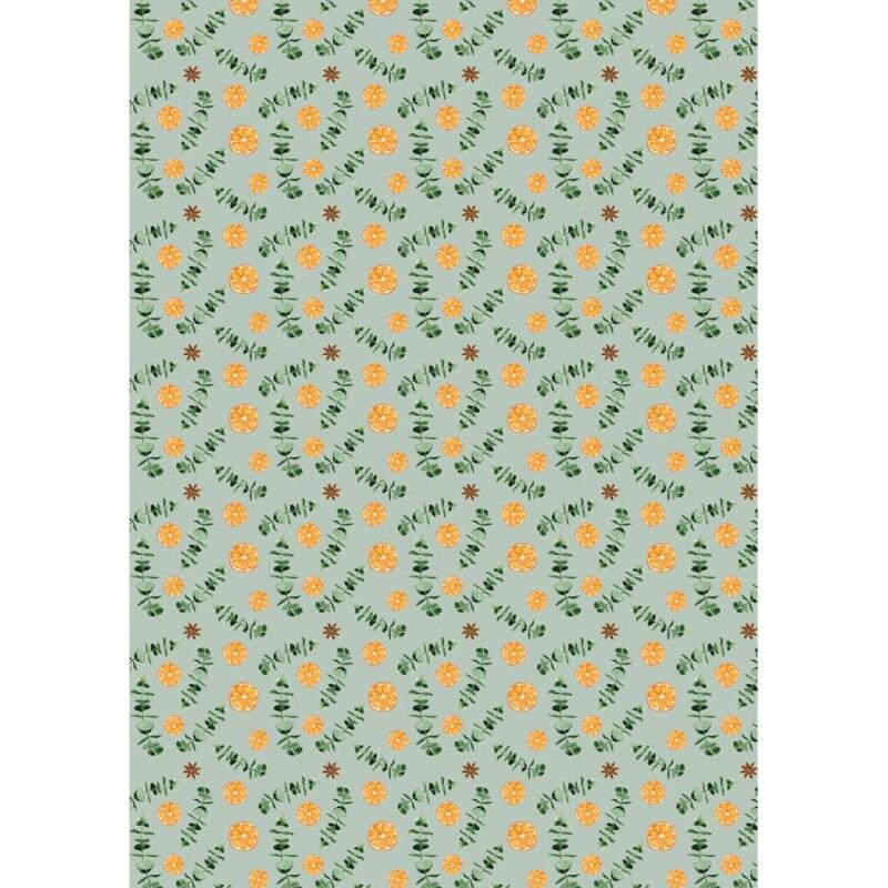 PAPIERS IMPRIMÉS, Bloc de 20 feuilles à motifs 160g/m2 au format A4 (21x29,7cm) + 1 idée créative - Noël vitaminé - Multicolore