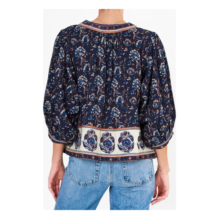 M.A.B.E. Veste Imprimée Seren | Bleu foncé