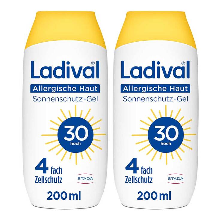 Ladival allergische Haut Sonnenschutz-Gel LSF 30 , 2x200 ml