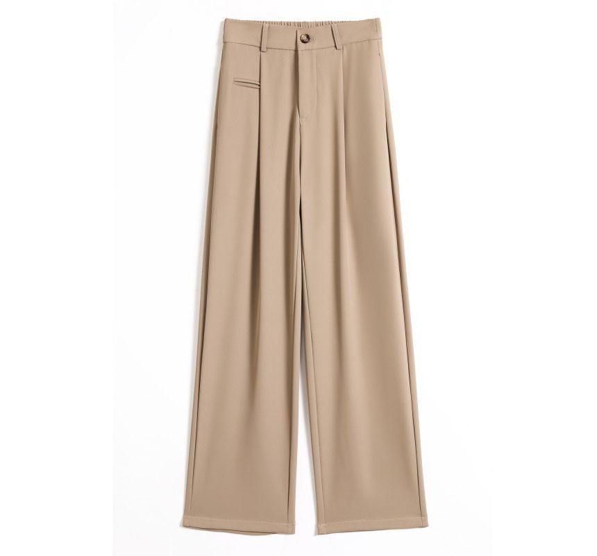 INEN - Hoge taille, effen, wijde broek (verschillende ontwerpen)