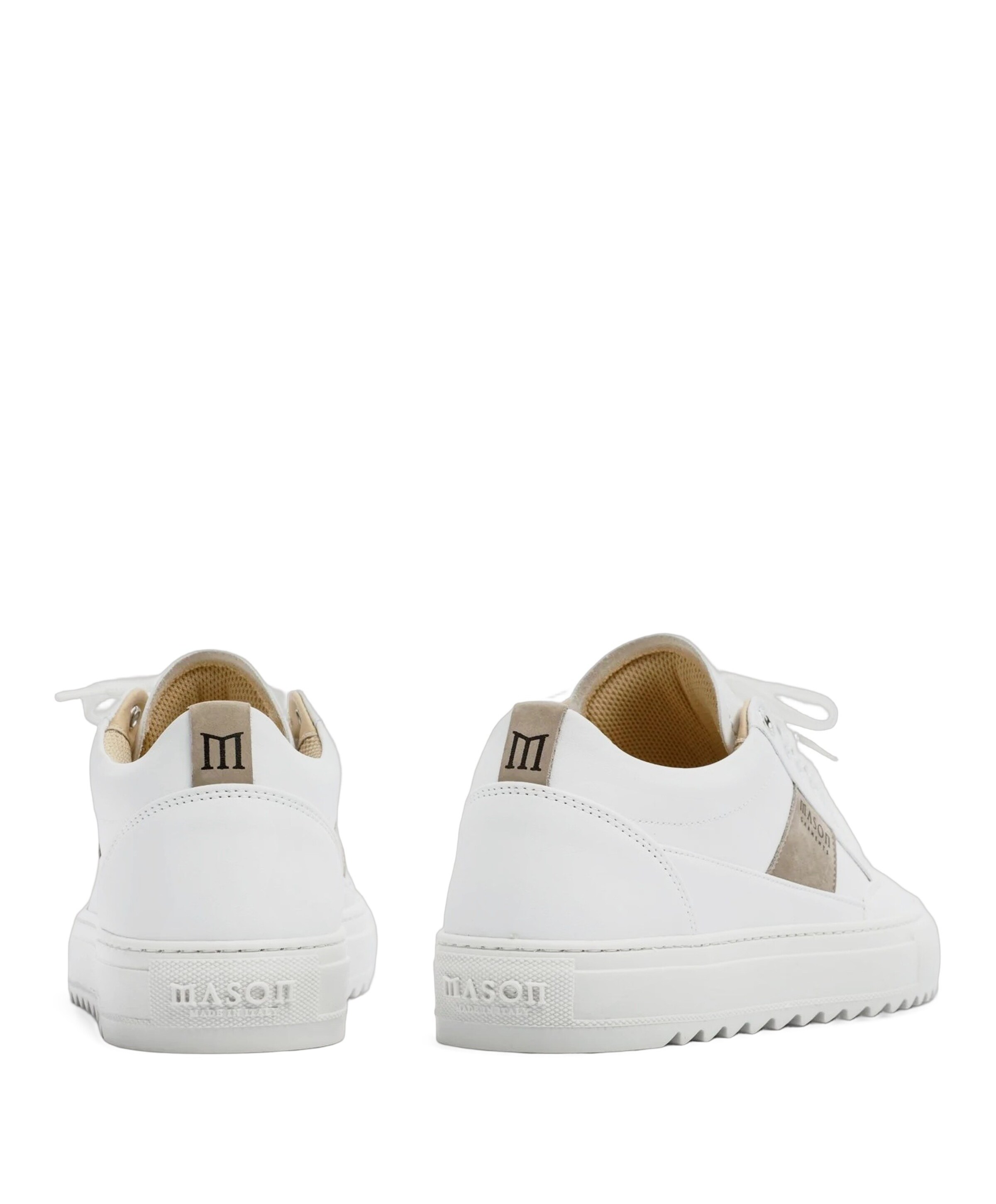 Mason Garments heren sneakers wit