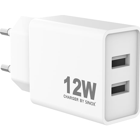 Sinox Pro oplader 12W - hvid
