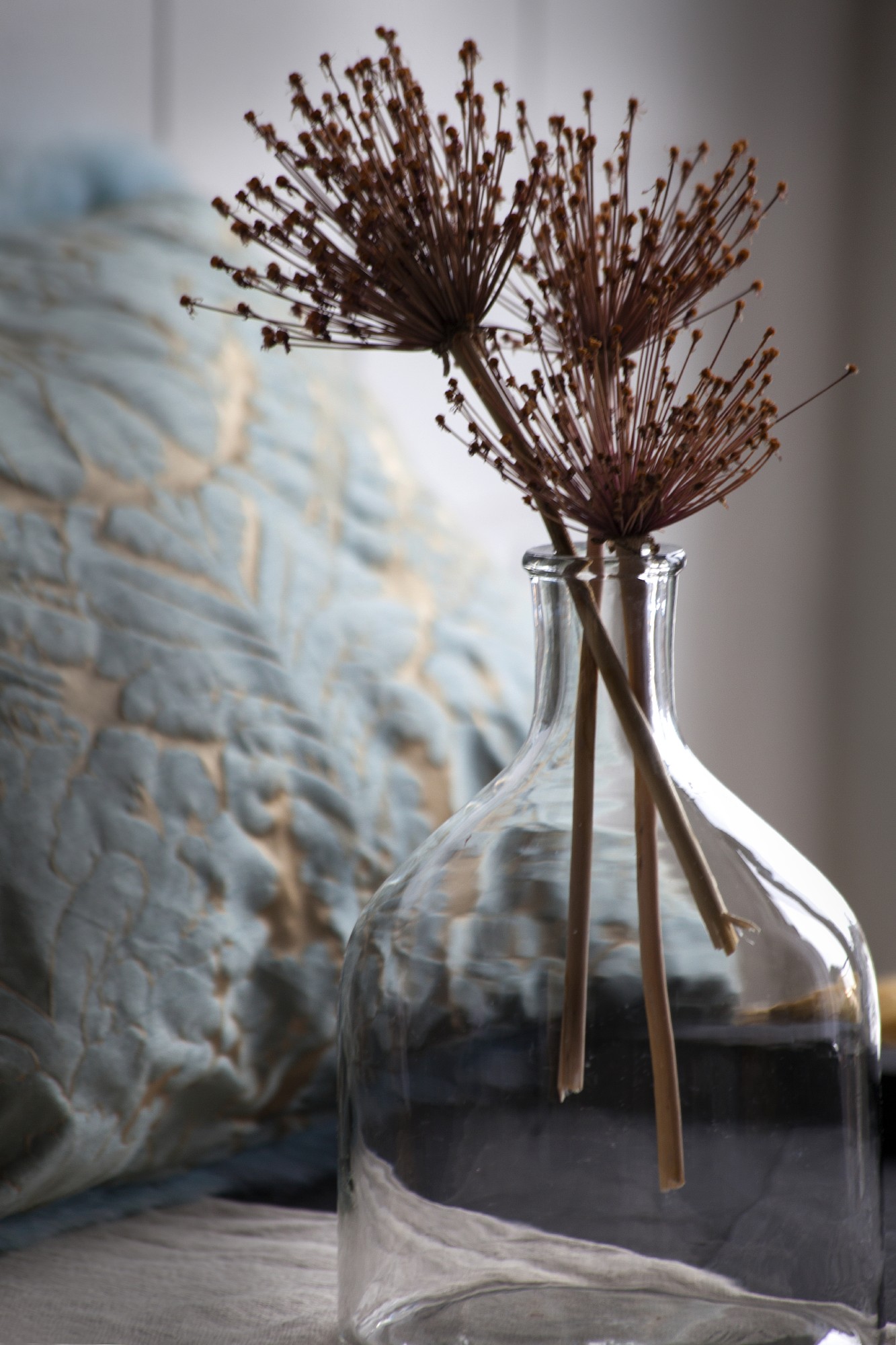 Glasflasche 'Clarté', Ø 16 cm, H 24 cm von fischer's lagerhaus