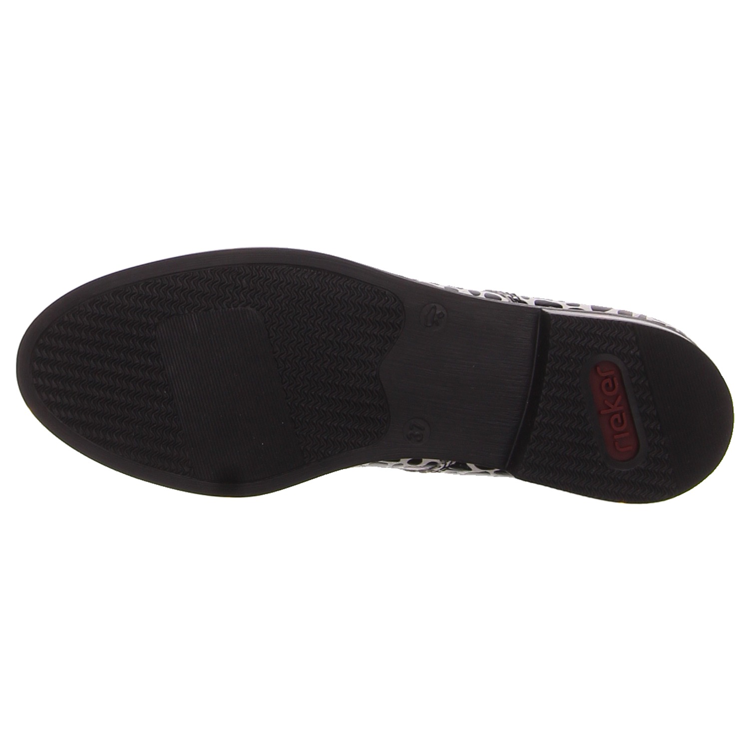 Rieker Stiefeletten schw./weiß weiss/weiss kombi