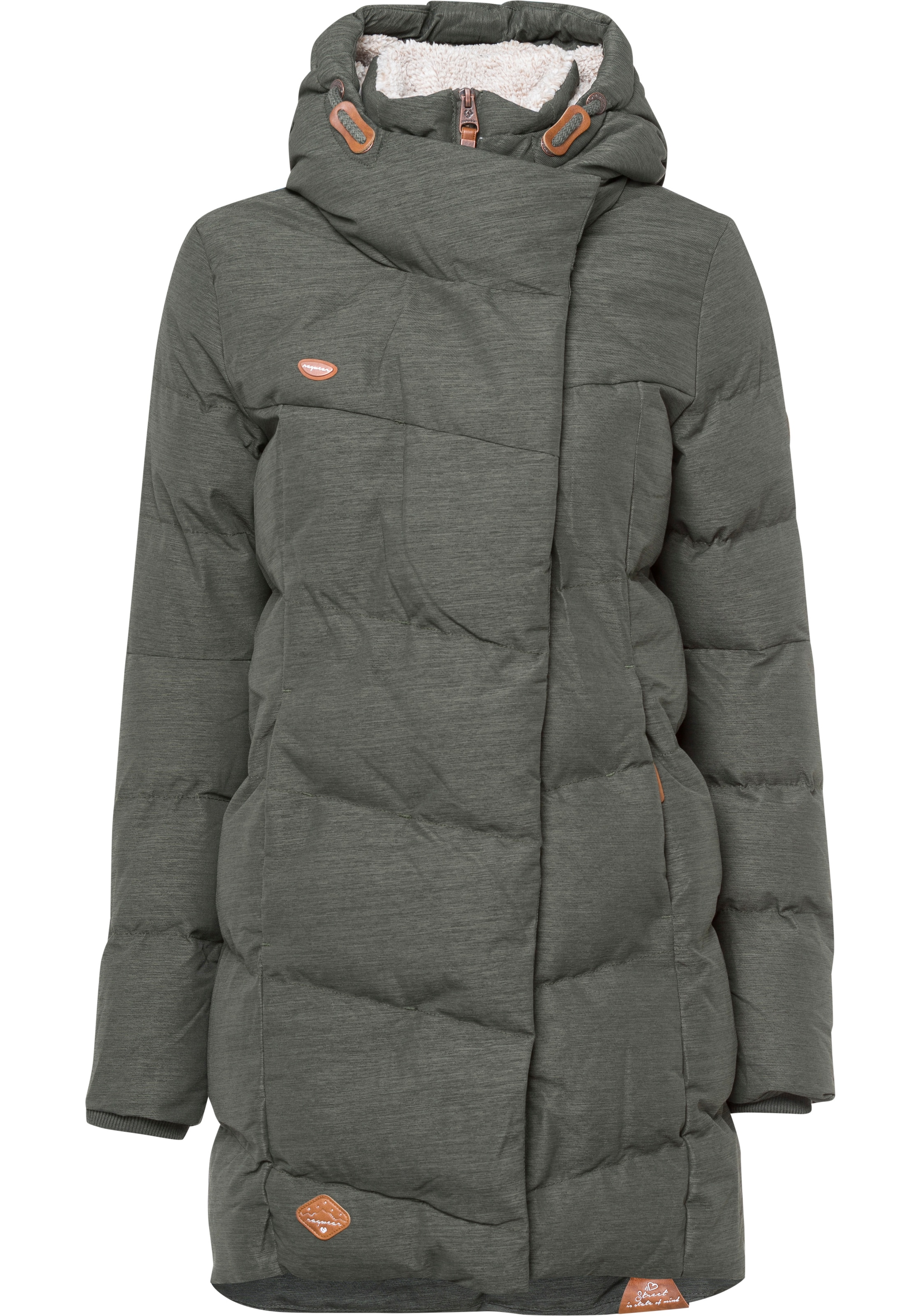 Ragwear Funktionsparka »PAVLA O« mit Kapuze Wind- und Atmungsaktive Kapuzenjacke
