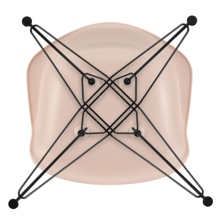 Eetkamerstoel DAR RE zwart Pale Rose