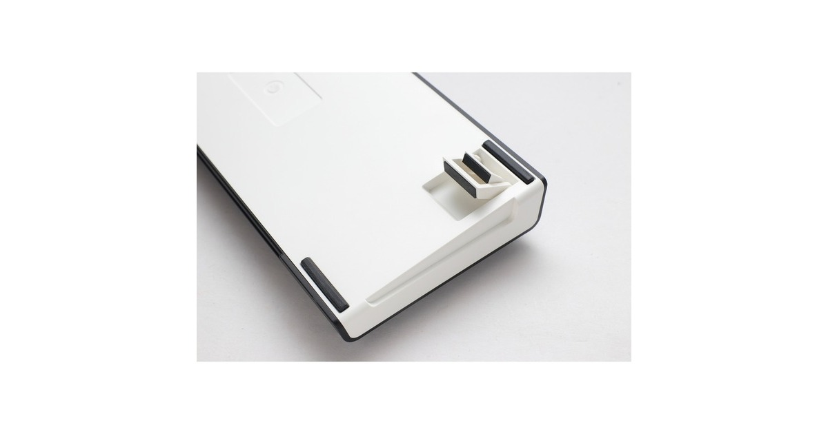 DuckyProjectD Tinker 65 met QMK/VIA, toetsenbord  (Zwart/wit, US lay-out, Cherry MX Red, RGB led, Double-shot PBT, Hot-swappable, Gasket mount, 65%)