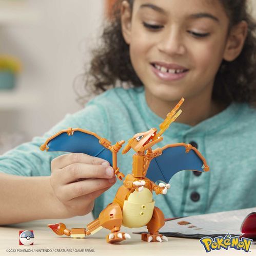 MEGA Pokémon Charizard - 222 blokken - Bouwstenen