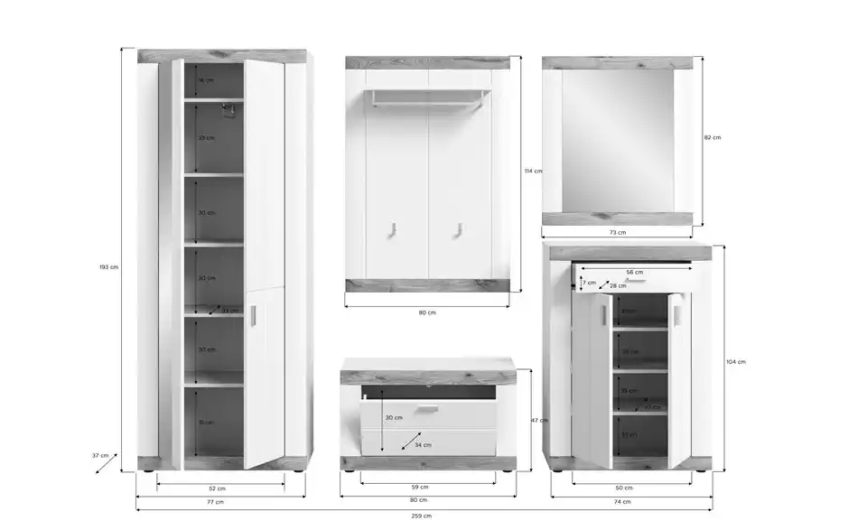 Garderoben-Set