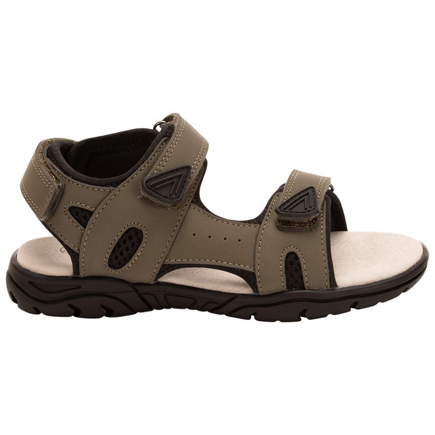 Sandales à scratchs pour garçon - Kaki