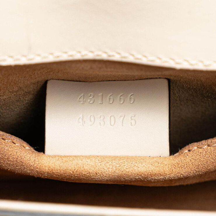 Gucci Vintage Gucci Sylvie White