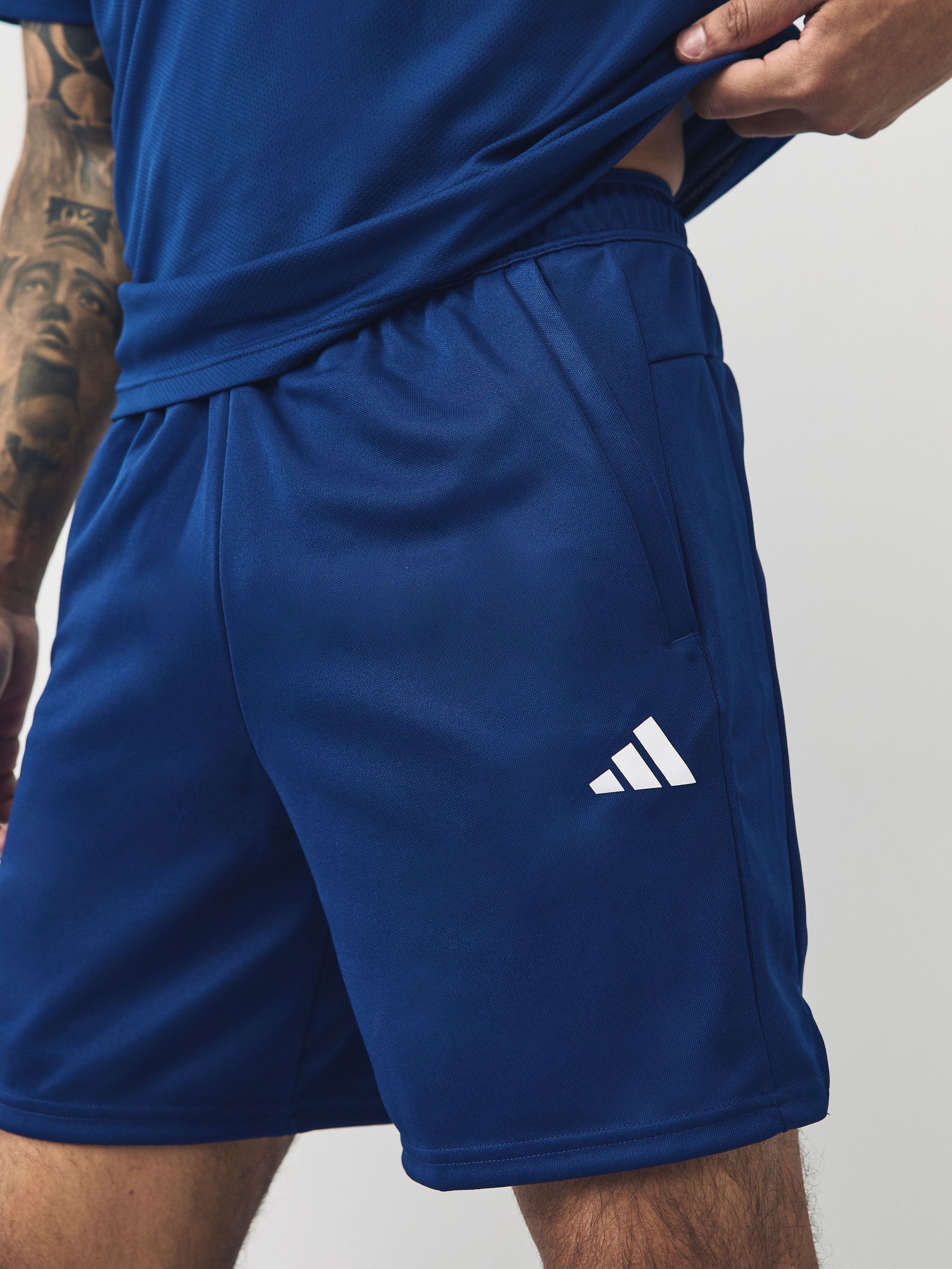 Blauw - adidas Train Essentials all-set trainingsshorts
