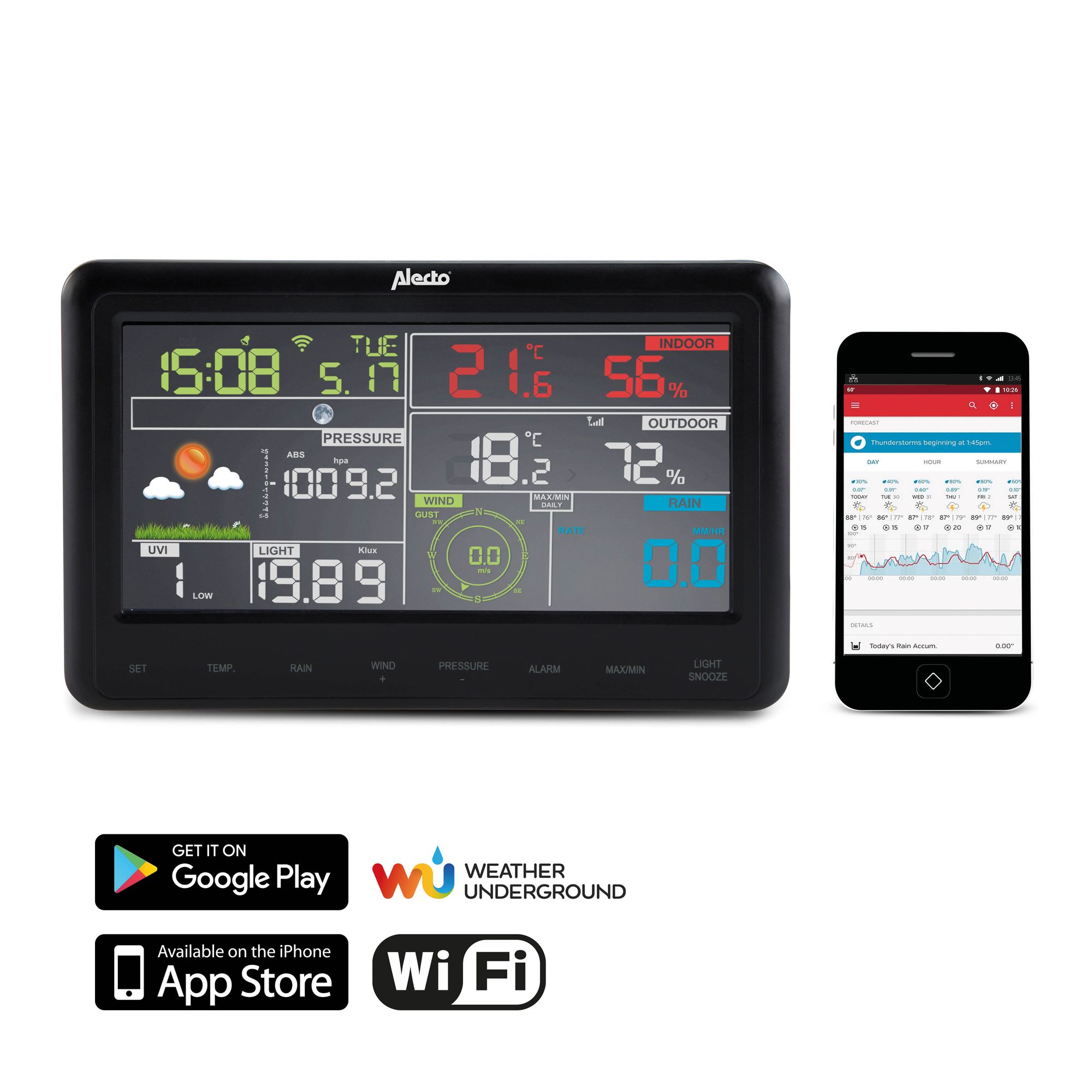 Alecto ws-5500 professioneel weerstation