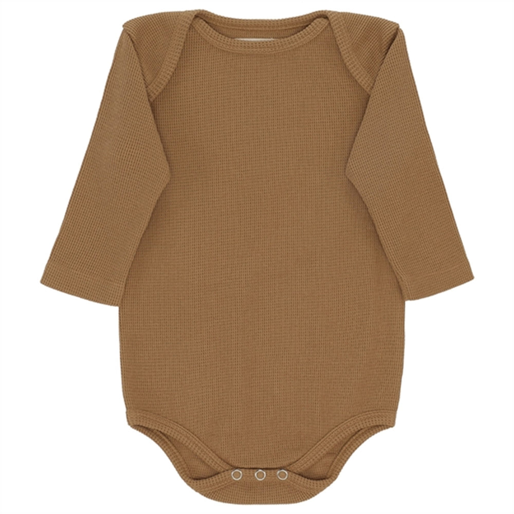 Monsieur Mini Waffle Bodystocking Sugar Brown