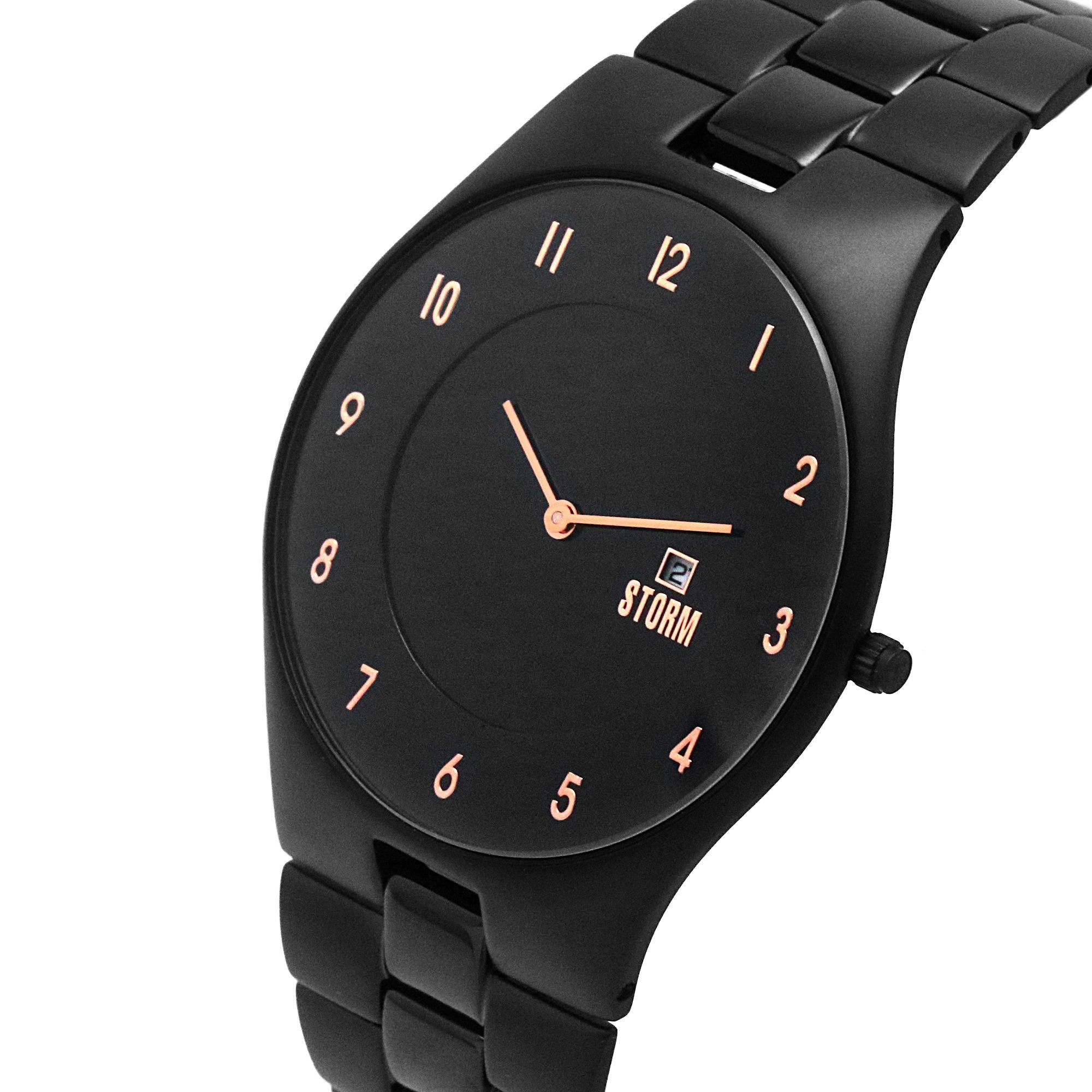 Storm Sleek Slate Stainless Steel Fashion Analogue Quartz Watch