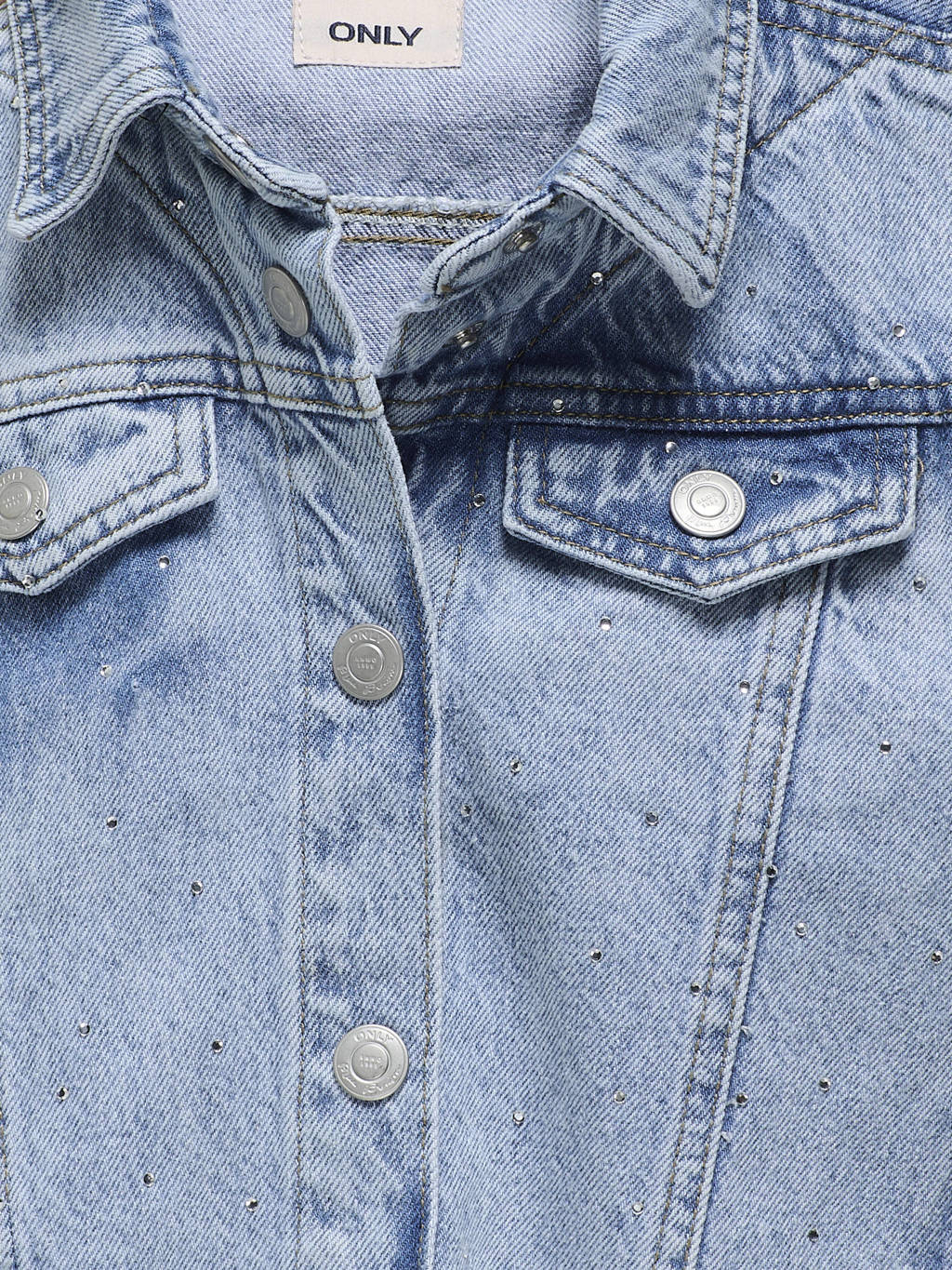 ONLY gilet KOGCOBAIN light blue denim