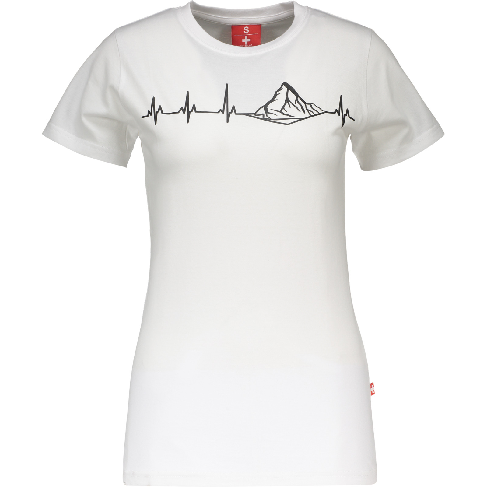 Damen-T-Shirt Swiss L, weiss