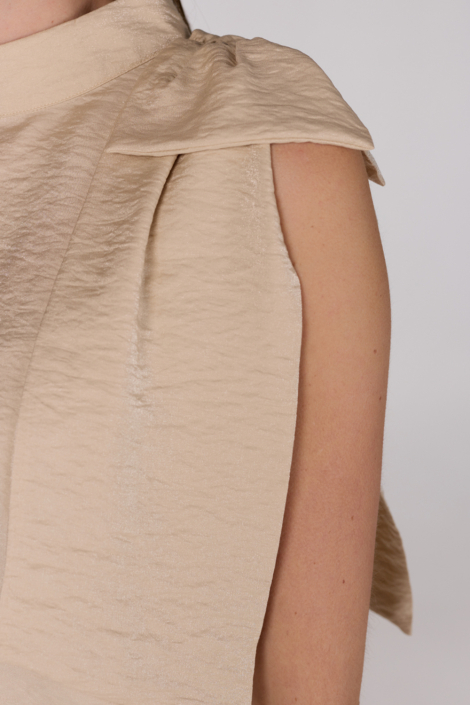 Juffrouw Jansen ecru dames blouse